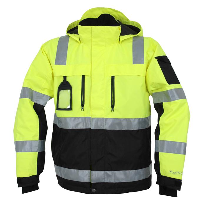Warning Jacket - Ocean Airway Highz-Vis - warm-lined - Size S to 4XL