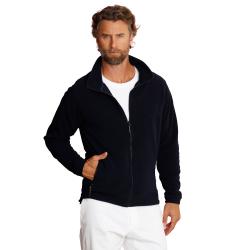 Claude fleecejacka för herrar - storlekar S till 2XL - olika färger - muddar och sidofickor