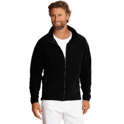 Claude fleecejacka herr - storlek S till 2 XL - svart - ärmslut och sidofickor