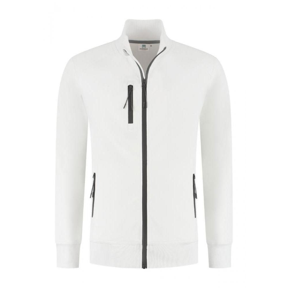 Glidelåsjakke Mattheo - Størrelse XS til 6 XL - hvit - Unisex genser