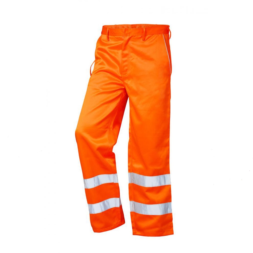 Pantaloni ad alta visibilità "Heinz" - arancione fluorescente - taglia 44-64 - Norma: EN ISO 20471 classe 1