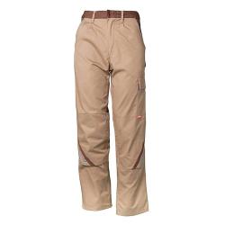Bukser "Highline" - 35/65% MG - beige / brun