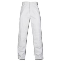 Malerhose - Gr. 50 - weiß - 100% BW - 245 g/qm - mit Knietaschen für Knieschoner
