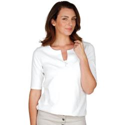Aniko - Storlek XS till XXL - vit - Feminin skjortblus - Pris per styck