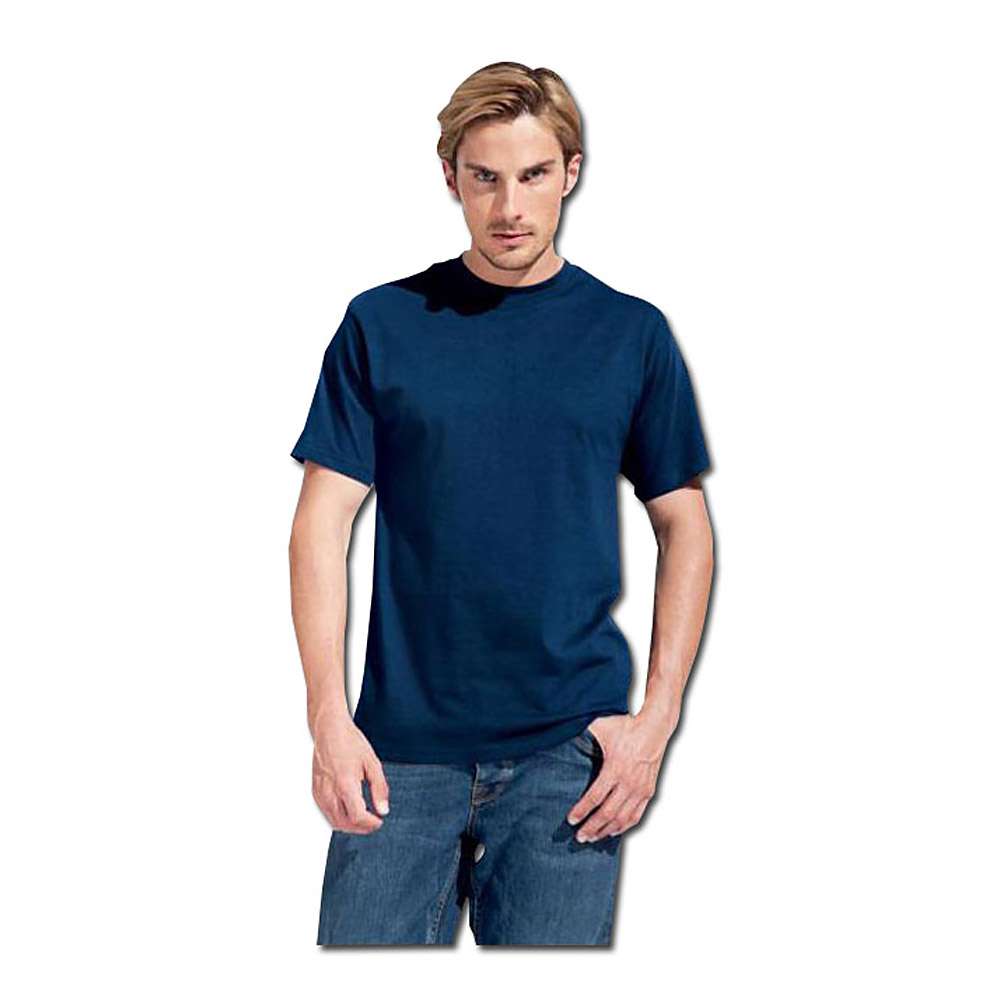 T-shirt - KingSize - 100% bomull, 180 g/m² - M-XXXL - marinblå