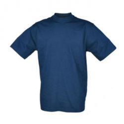 Resterande lager - Arbetsskjorta "MARKO" T-shirt - 100% bomull - tygetvikt 180 g / m² - storlek S (46/48) - färg marine \ n
