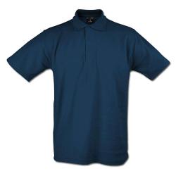 Restposten - Poloshirt - Gr. XS - marineblau - 50% PES - 50% CO - 220 g/m² - 60°C waschbar - sehr robust - gestrickter Kragen - für Freizeit und Beruf - "Classic"