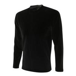 Restposten - Classic T-Shirt - Gr. S - schwarz - 100% BW - 180-190 g/m² - "Herren Long Sleeve" - verstärkte Schulter & Kragen