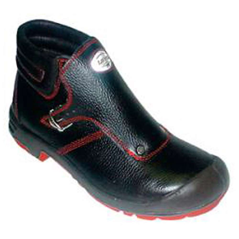 Buty spawalnicze "Bottrop" - wynikają z wołowiny Pełna skóra - czarne - Standard E