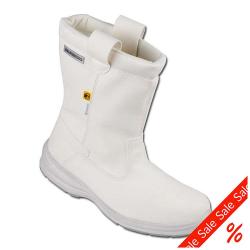 Remainders - working half-boots - "model Iceberg" - Lorica - S2 ESD SRC - CI Cold insulation of sole - Gr. 44 - white