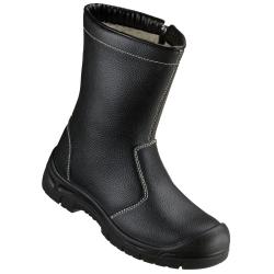 Zimowe buty za kostkę "Schneeberg" - czarne - wysokość cholewki ok. 27 cm - szerokość 10,5 - rozmiar 38-50