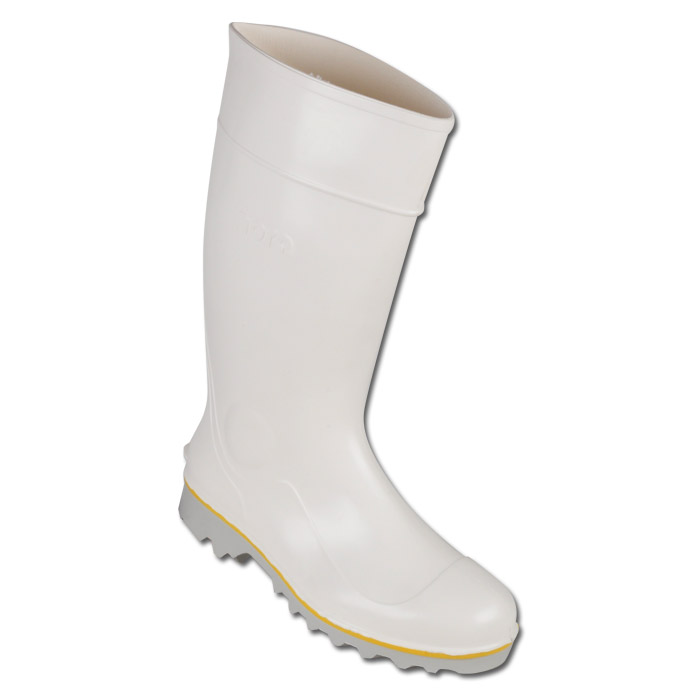 Work Boots "Nora Ralf" - str 36 til 50 - Hvid - PVC