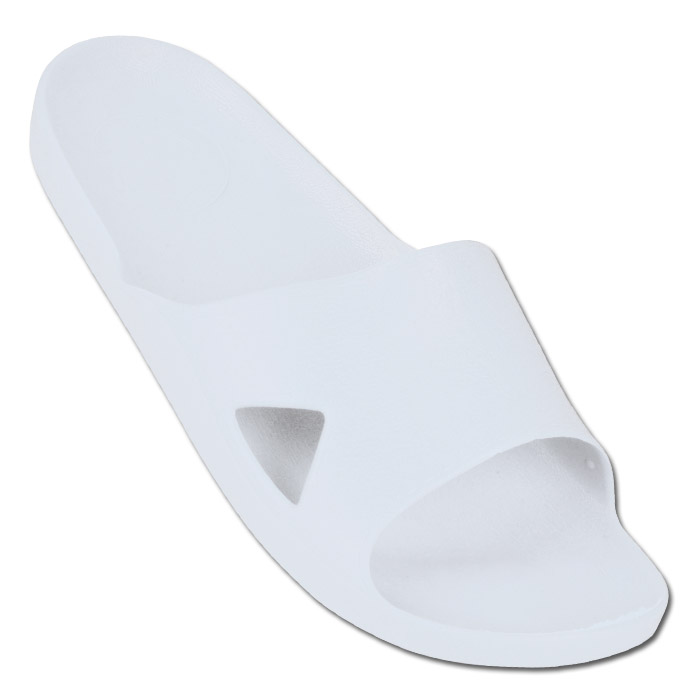 Klapki kąpielowe "SIMO" - PVC - Kolor biały