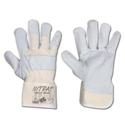 Spaltleder-Handschuh "Verden" - EN 388 (2.1.4.4.) - Größe 10 - Länge 26 cm - VE 12 Paar - Preis per VE