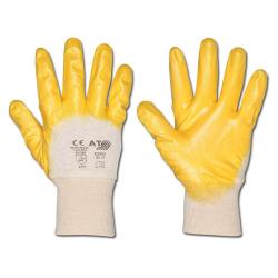 Rękawice nitrylowe - kat. 2 - EN 388 (3.1.1.1.) - rozmiary od 8 do 10 - opakowanie 12 par - cena za opakowanie