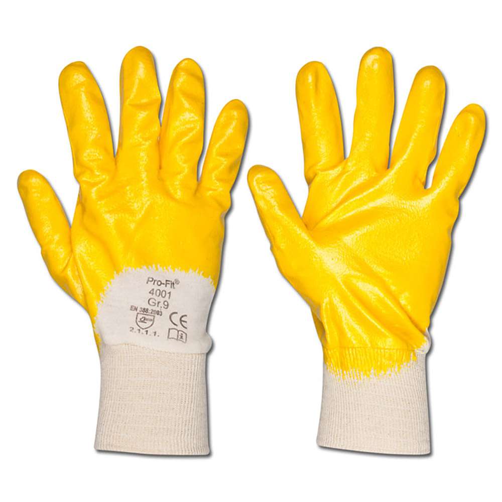 Nitrile glove "MECHANIC" - cat. 2 - size 7 to 10 - FORTIS - VE 12 pairs - price per VE