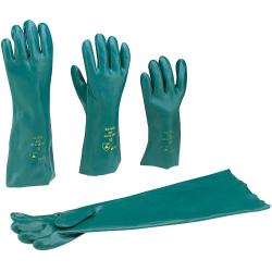 EKASTU-Gants de protection chimique - longueur 28 à 60 cm - vert