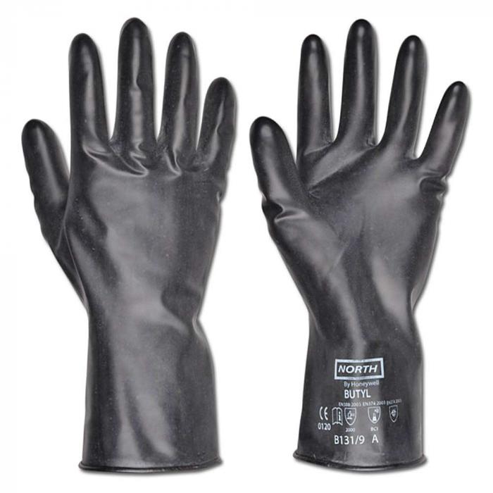 Butyl handsker materiale tykkelse 0,33 mm 8 10 - 28 cm