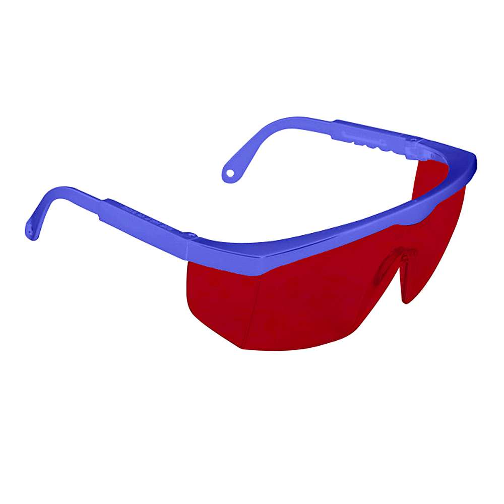 Panoramabrille "Modell 659/2" - Bügel in Länge verstellbar - schwarz, blau, rot