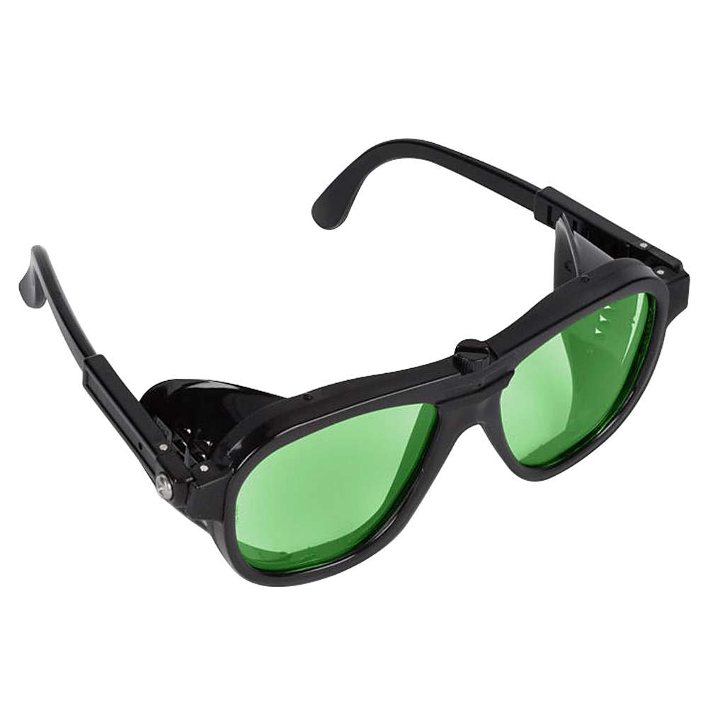 Uniwersalne okulary - nylon - ogólne zagrożenia mech., promieniowanie optyczne (UV / IR / spawanie) - kolor beżowy, czarny