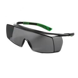 Überbrille für Korrektionsbrillenträger "5x7 Rauch" - Soft-Pad-Technologie - längenverstellbare Bügel