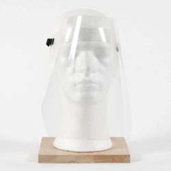Faceshield Lexan - Gesichtsschutz - Polycarbonat 250mµ transparent glänzend/glänzend - 450 x 450 mm - Preis per Stück