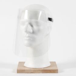Faceshield PVC - Gesichtsschutz - PVC - transparent glänzend, 300µ - 450 x 450 mm - Preis per Stück
