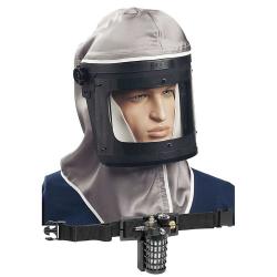 SATA-Haube mit Kopf-Brusttuch über Kalotte, mit Gurteinheit - Atemschutz - SATA vision 2000