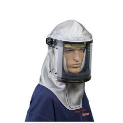 SATA Haube mit Kopf-Brusttuch über Kalotte - mit UV-Schutz - Atemschutz - SATA vision 2000