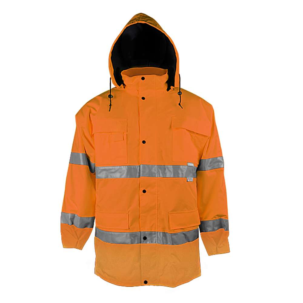 High-visibility parka "Warning weather protection" - Planam - polyester -  EN 471, EN 343