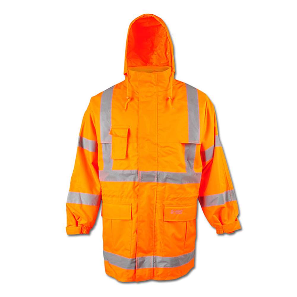 "NILS" - high-visibility jacket - orange color - Elysee - EN471/3 - EN 343 Class 3/3 - breathable