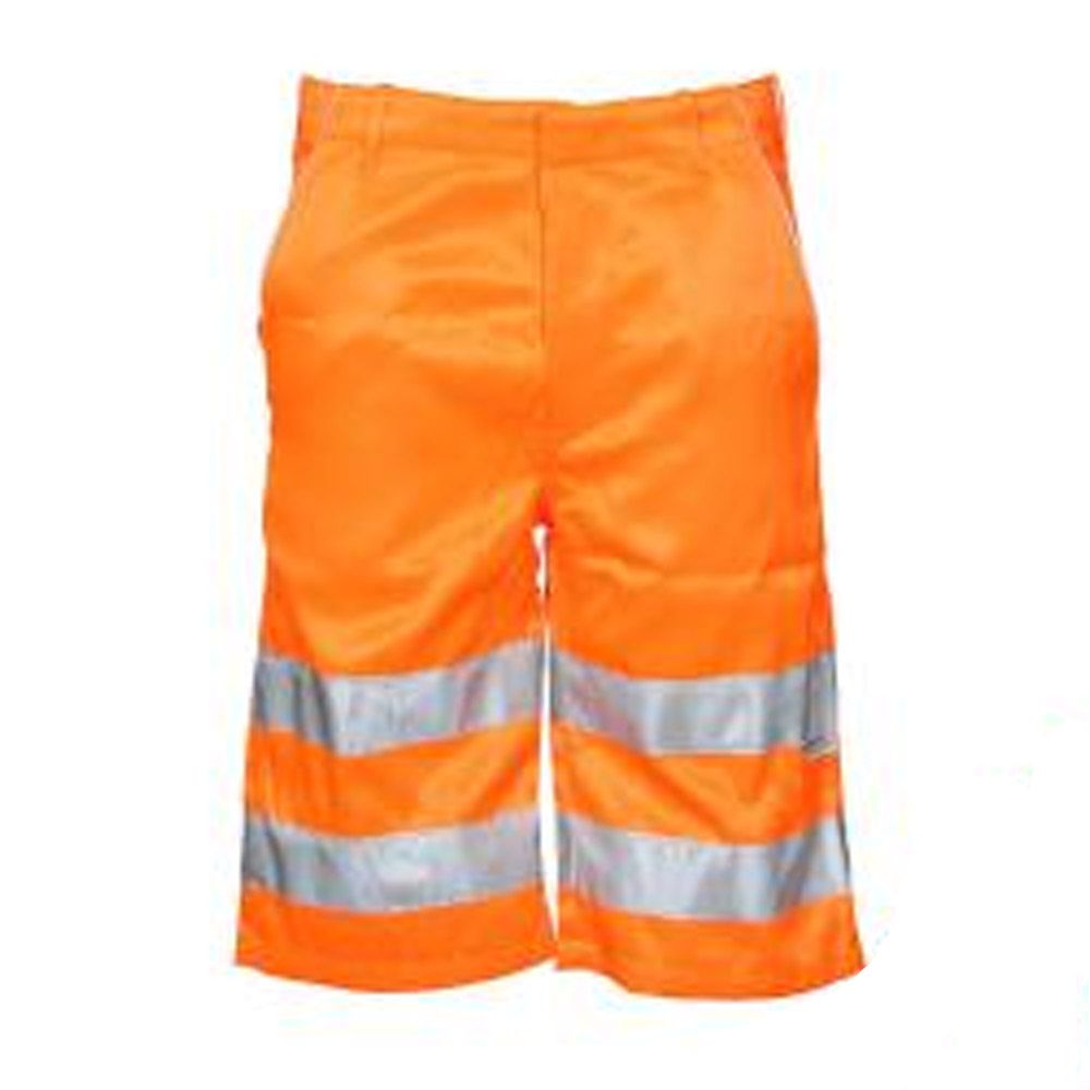 Warnschutz-Shorts "Peter" - Orange - fluoreszierend orange - Größen 44-64 - Norm: EN ISO 20471 Klasse 1