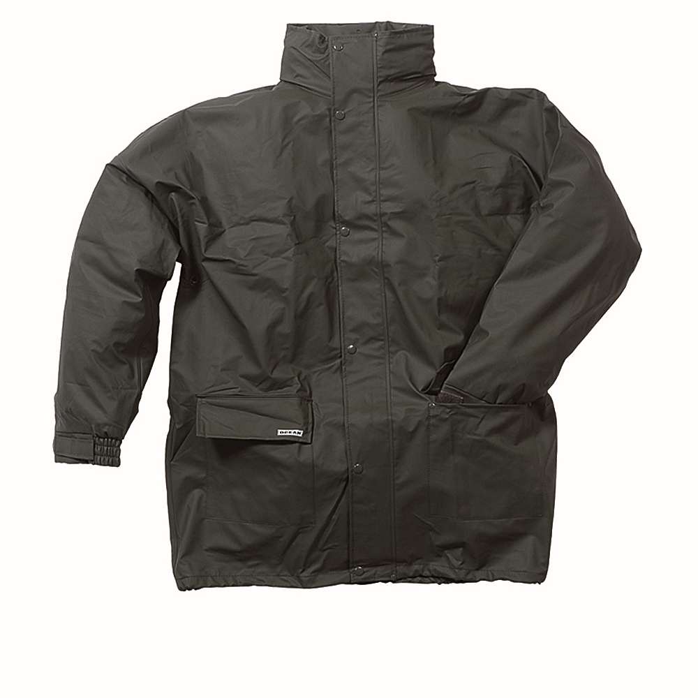 Jacket - Ocean Comfort Stretch - 210g PU - Cold resistant - XS to 4XL - Olive