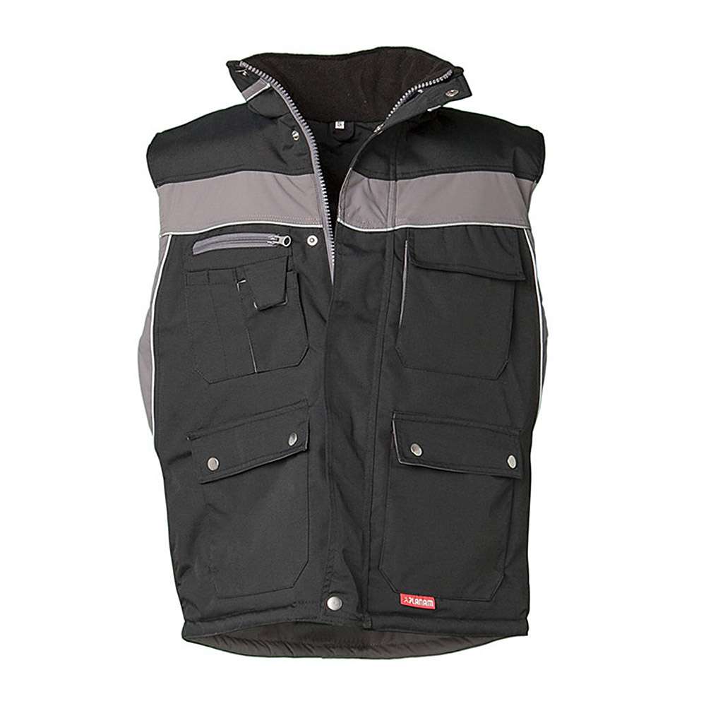 Winter vest "Plaline" - 100% polyester - with safety equipment