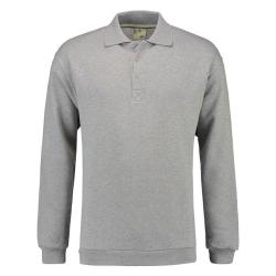 Paul Polosweater - Size S to 6 XL - grey melange - Unisex Polosweater