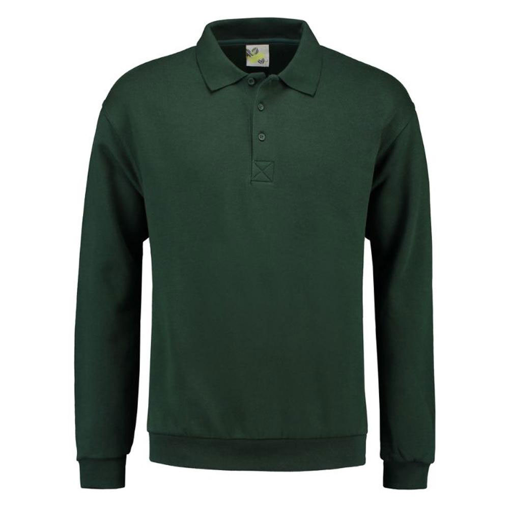 Paul Polosweater - Size S to 6 XL - dark green - Unisex Polosweater