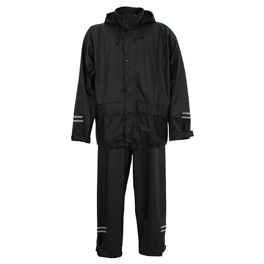 Rainsuit - Ocean Atec Light - Cold resistant - Size XS to 4XL - Black