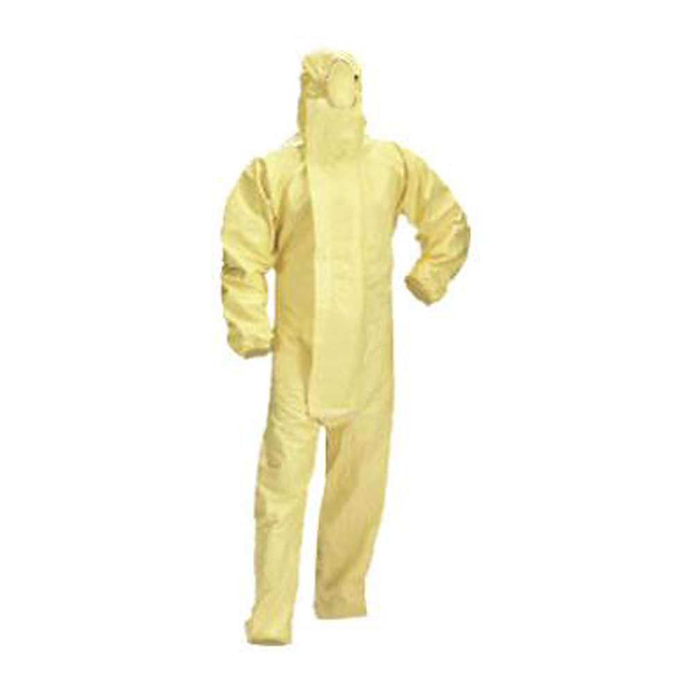 Overall - TYCHEM C2 with double zipper - yelllow