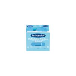 Salvequick® Strips og fingertuppplaster - REF 51030126 - påviselig - Innhold 30 plaster
