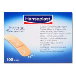 Hansaplast - Strisce - UNIVERSAL - Impermeabile -100 pc