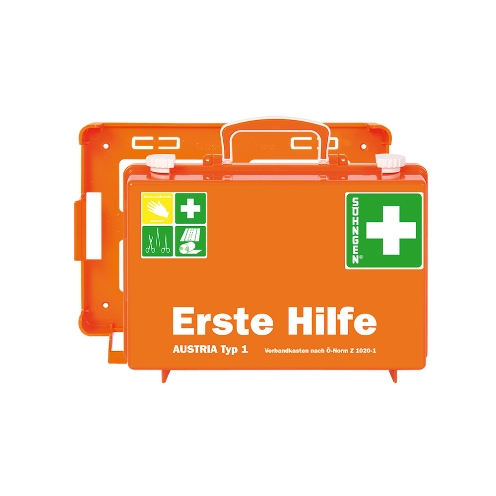 First aid kit - with filling according to Ö-Norm Z 1020-1