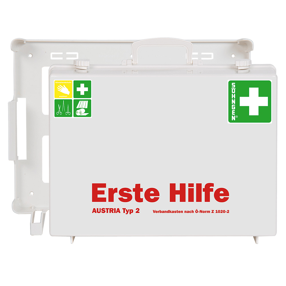 Första hjälpen-kit "MT-CD" - fyllning av den österrikiska standard Z 1020-2