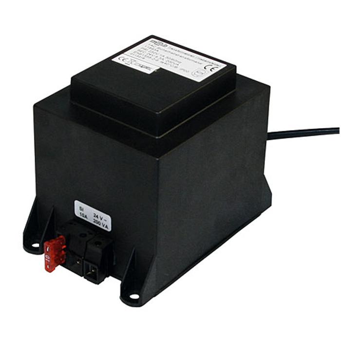 Transformator - 100-400 VA - 24 volt för uppvärmning av vatten
