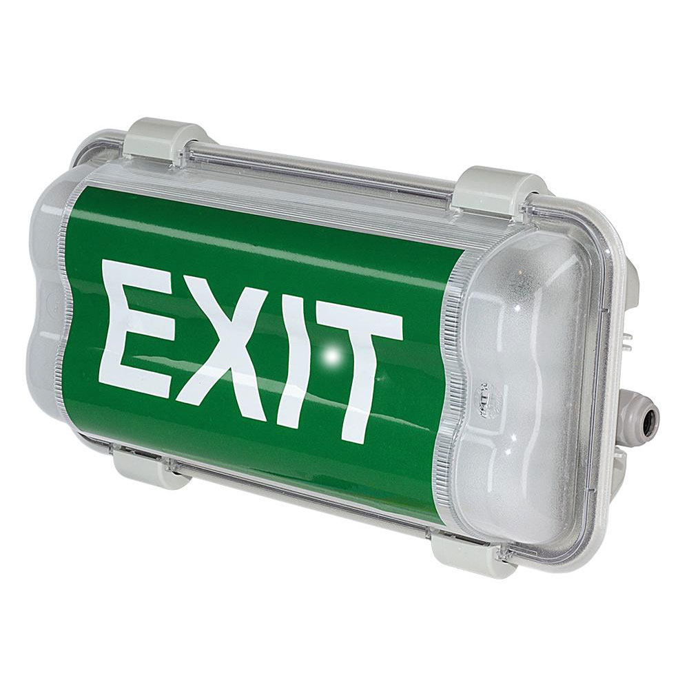 Luminaire X-LUX MULTI à panneaux de sécurité / d'évacuation - antidéflagrant - boîtier en polycarbonate - différentes conceptions