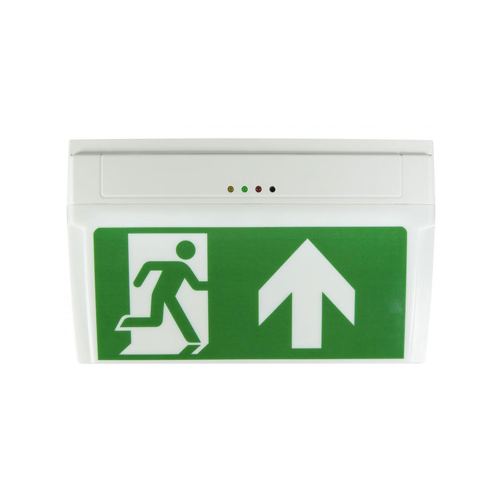 Exit sign luminaire E-LUX STANDARD - polycarbonate housing - automatic test function AUTOTEST - different versions