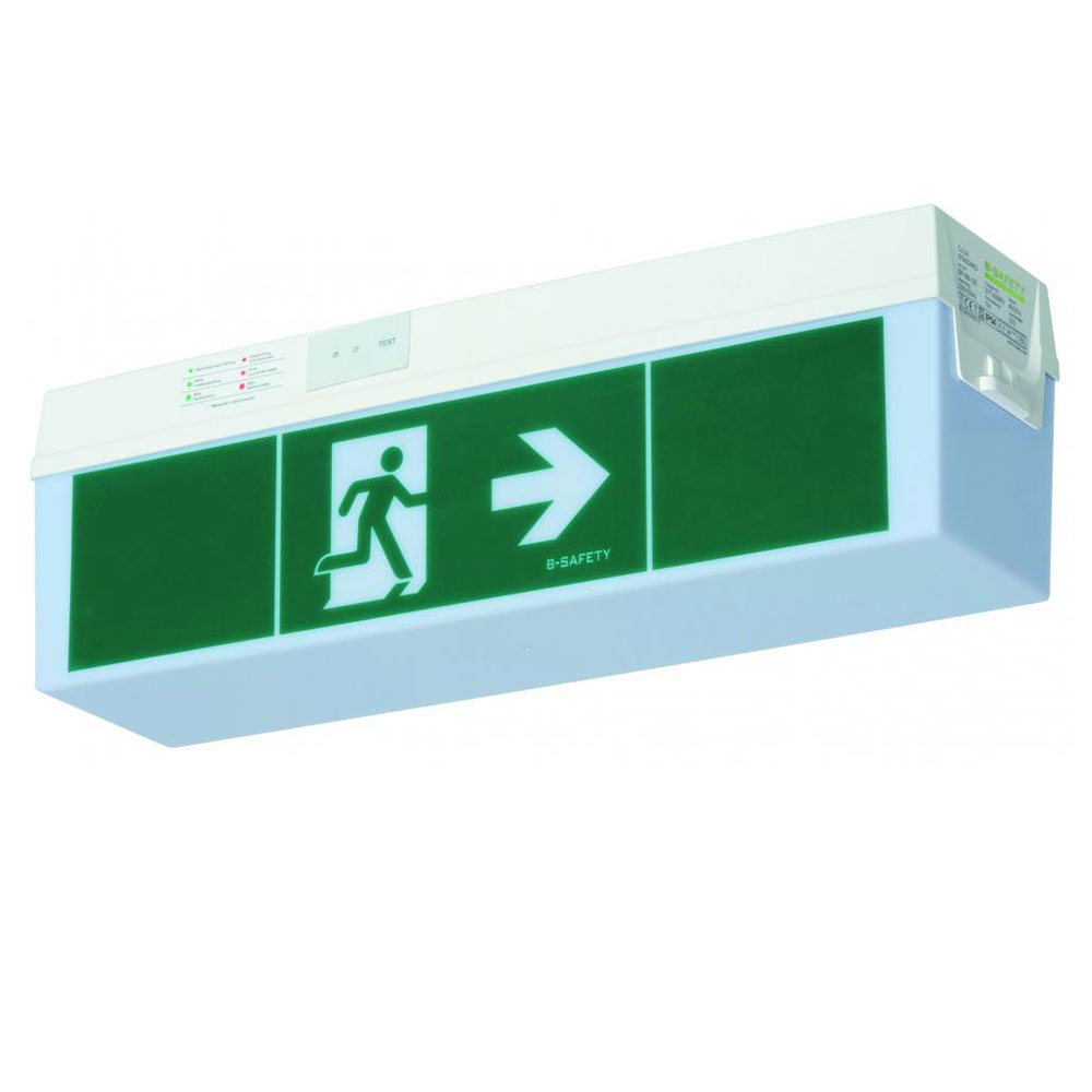 Safety / escape sign luminaire C-LUX STANDARD - ABS plastic housing - single battery version or central supply - different versions