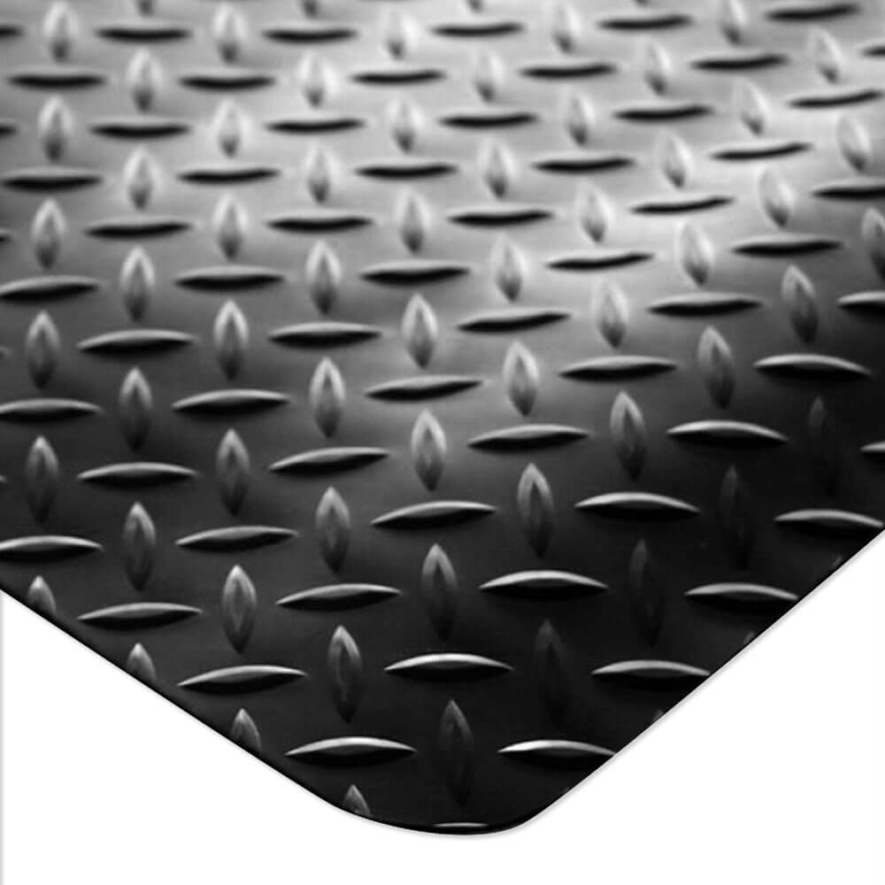 Industriel mat Deck Plate - PVC double-layer - 14 mm
