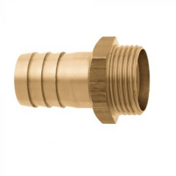 GEKA® plus hose fittings - 360 rotatable - brass - with external thread - G 1/2 to G 1 inch - pressure max. 30 bar
