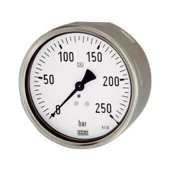 Manometer - Ø 100 - G 1/2" - excentrisk bakre anslutning - typ 212.20 - kvalitetsklass 1.0 - robust design - olika mätområden