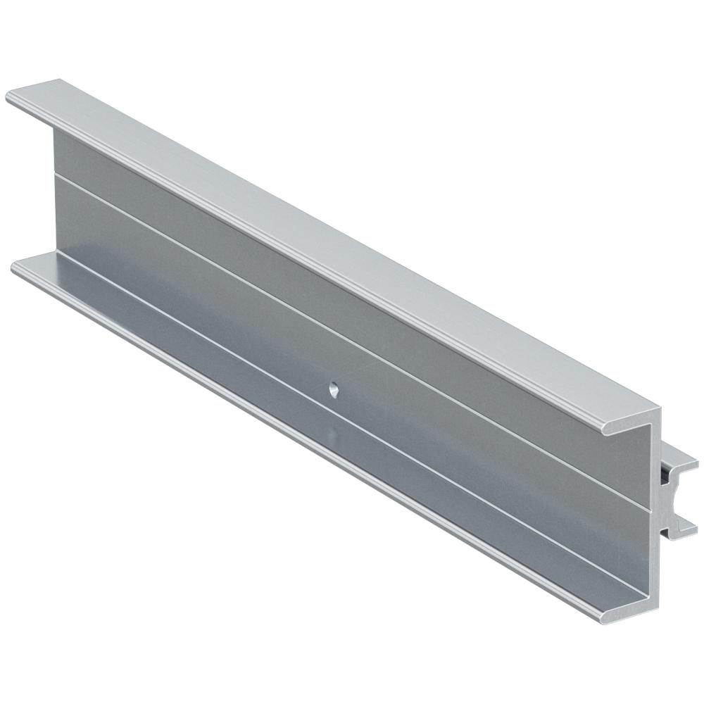 Profilo connettore Solar CPN AL - alluminio - grigio o nero - lunghezza 183 mm - PU 12 pezzi - prezzo per PU